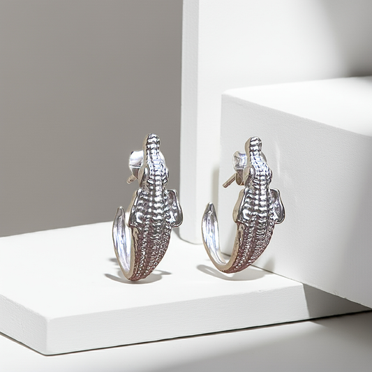 Pendientes cocodrilo