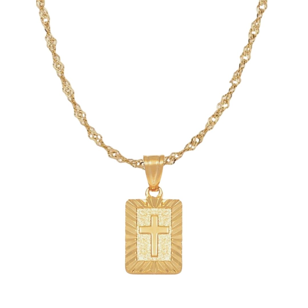 Collar Cross Tablet