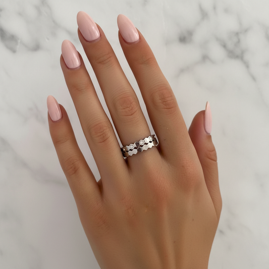 Anillo Waves (Set 2 Anillos)