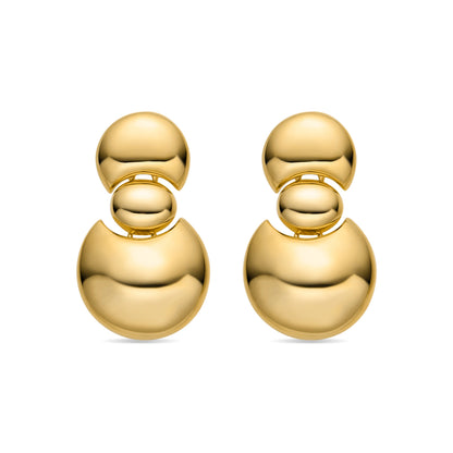 Pendientes acabado oro 18k - Shax