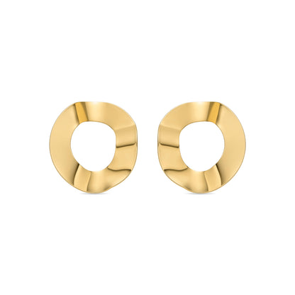 Pendientes acabado oro 18k - Shumi
