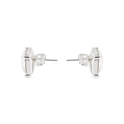 Pendientes con Circonita Brillante acabado plata - Rindel