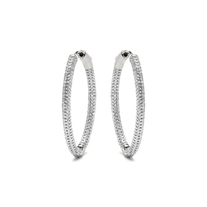 Pendientes con - acabado plata - Libub