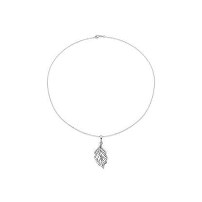 Collar con Circonita Brillante acabado plata - Ceolpox