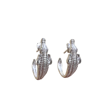 Pendientes cocodrilo