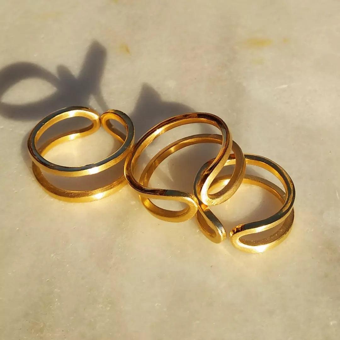 Anillo Doble Hilo