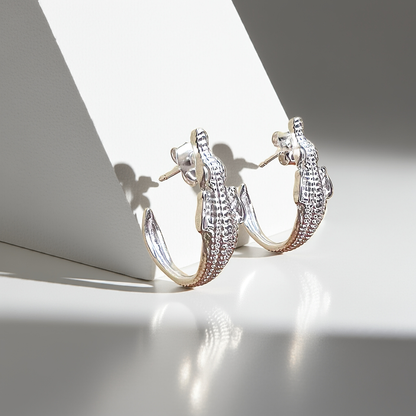 Pendientes cocodrilo