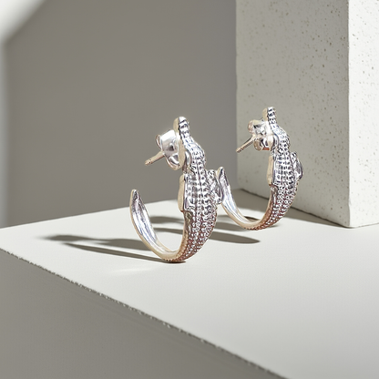 Pendientes cocodrilo