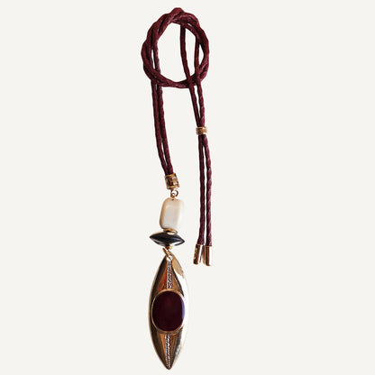 Collar largo ajustable para mujer MONSUL CANOE