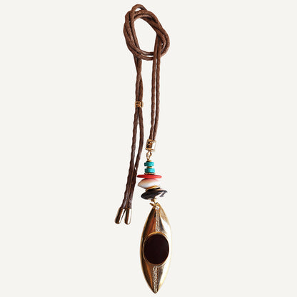 Collar largo ajustable para mujer MONSUL CANOE
