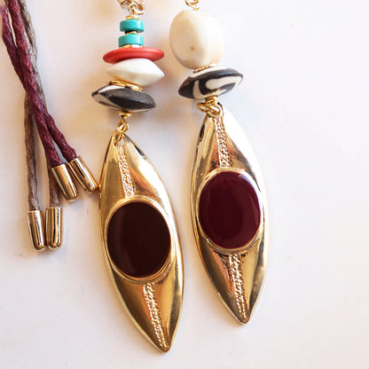 Collar largo ajustable para mujer MONSUL CANOE