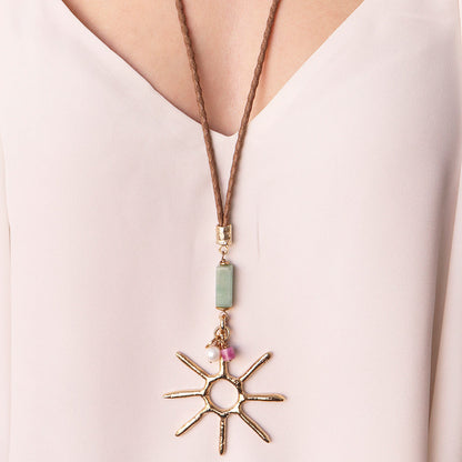 Collar largo ajustable SERENIDAD Sol Monsul