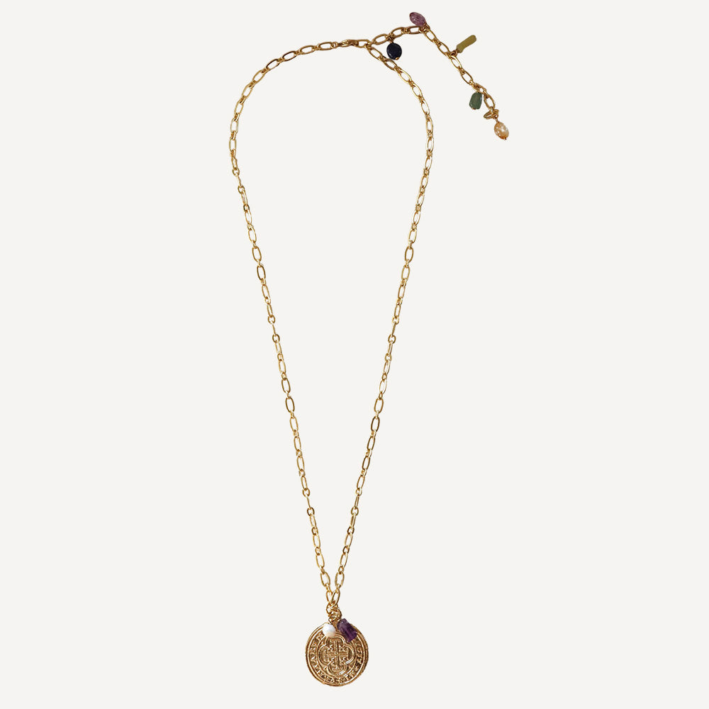 Collar largo COOL Moneda
