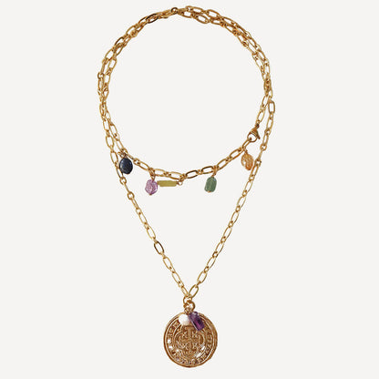 Collar largo COOL Moneda