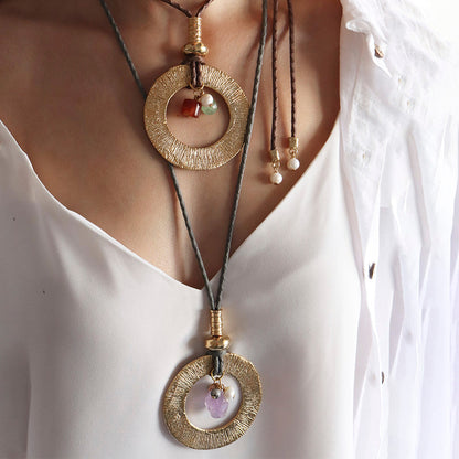 Collar largo Monsul CIRCLE