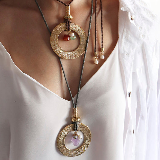 Collar largo Monsul CIRCLE