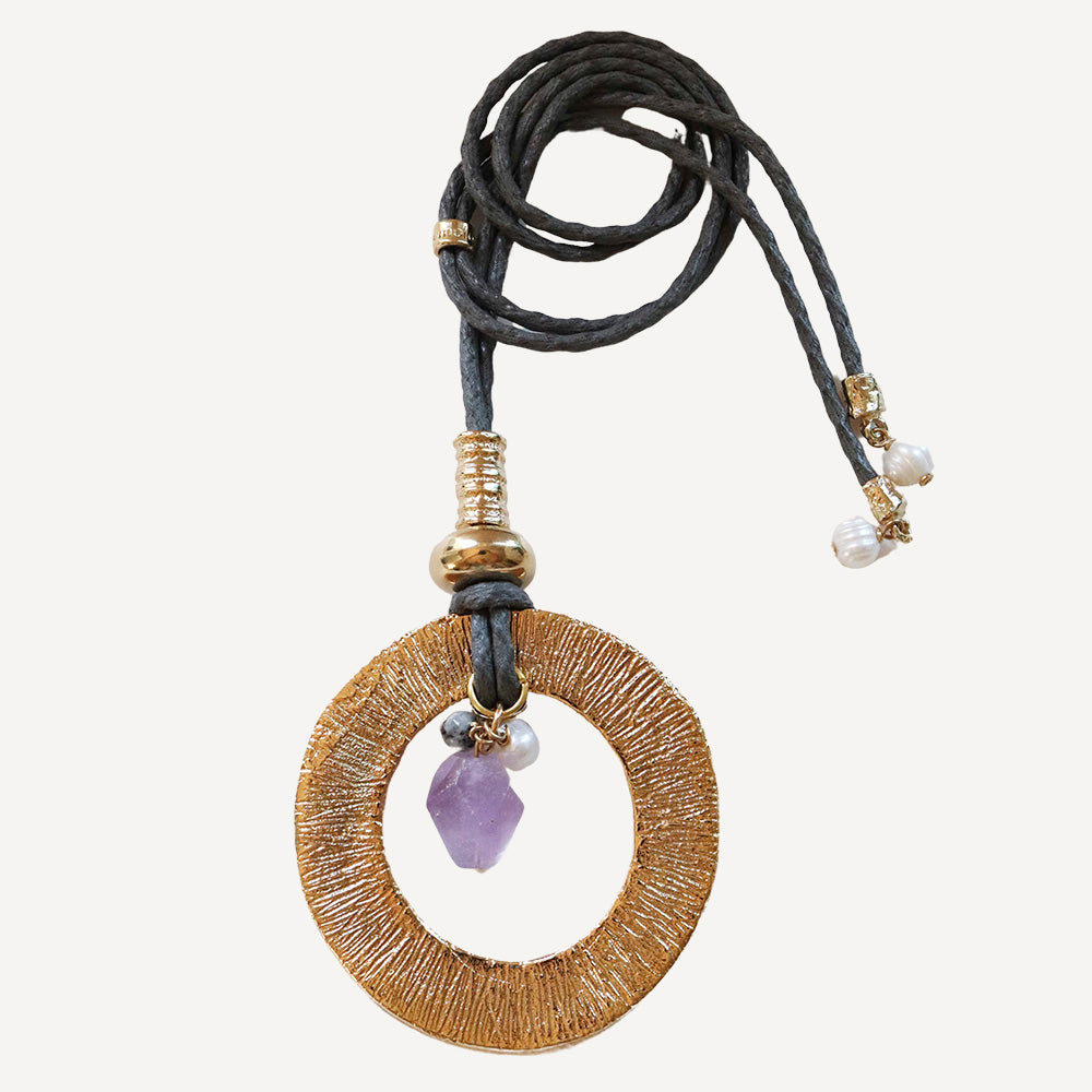 Collar largo Monsul CIRCLE