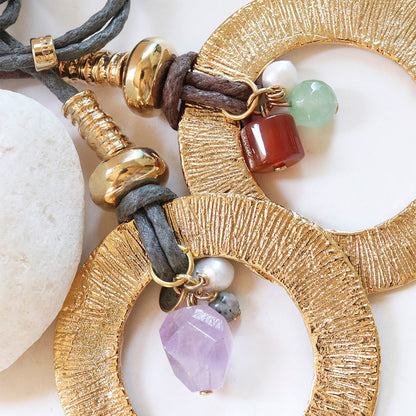 Collar largo Monsul CIRCLE
