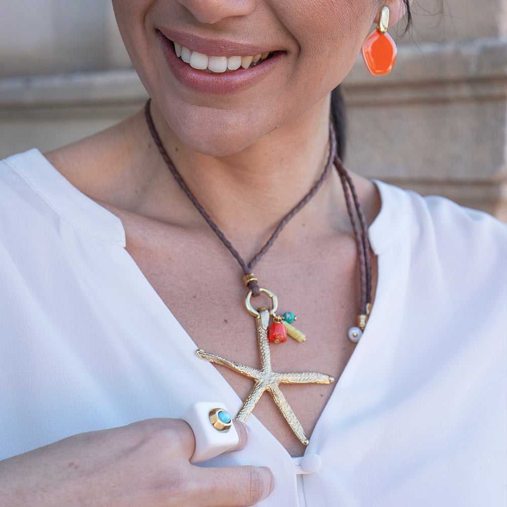 Collar largo mujer ajustable SERENIDAD ESTRELLA Monsul