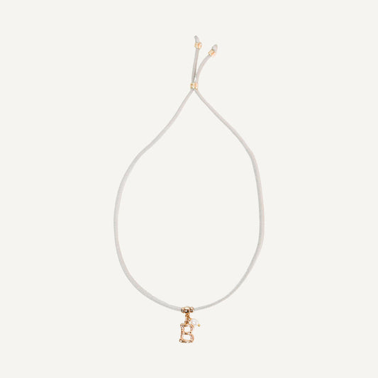 Collar LETTER perlita
