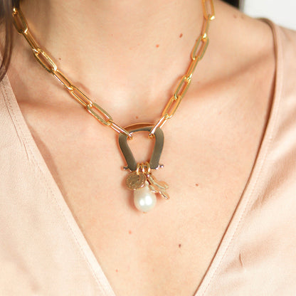 Collares de perlas modernos TESSABIT Herradura