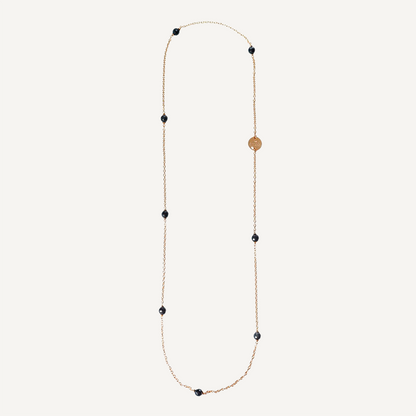Collares de piedras de cristal Lizzy Gris