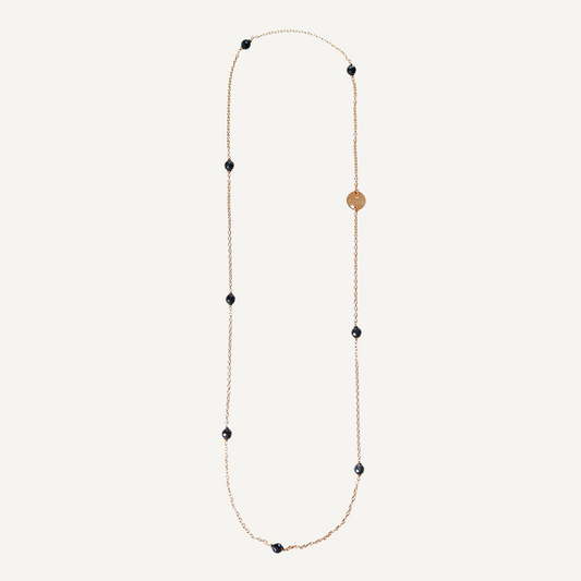 Collares de piedras de cristal Lizzy Gris