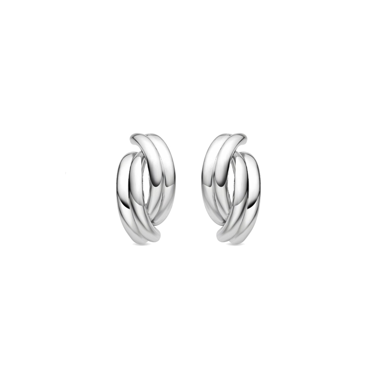 Pendientes acabado plata