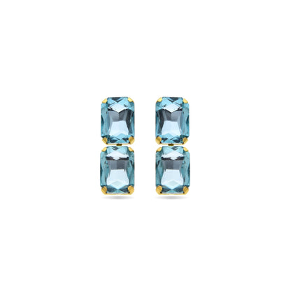 Pendientes acabados en oro amarillo 18k