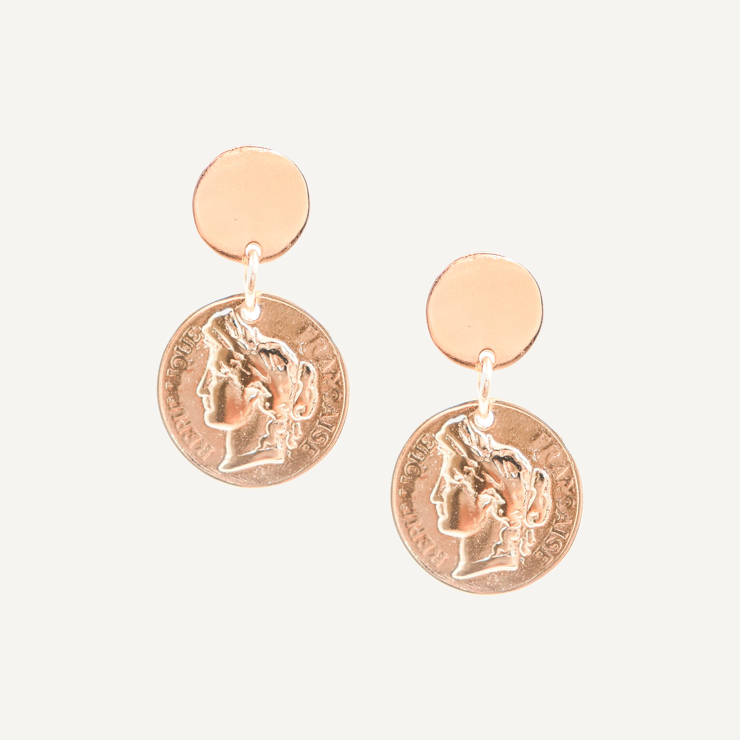 Pendientes CHAINET Moneda