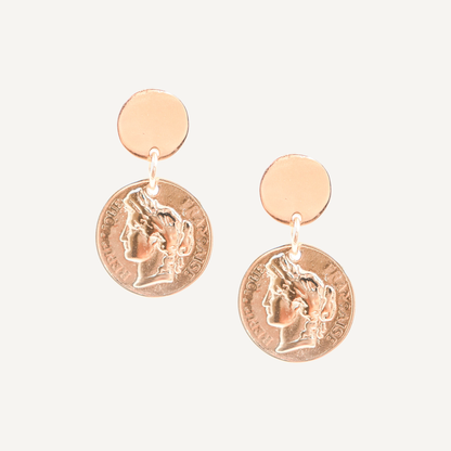Pendientes CHAINET Moneda