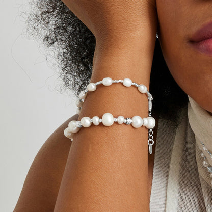 Pulsera acabado plata